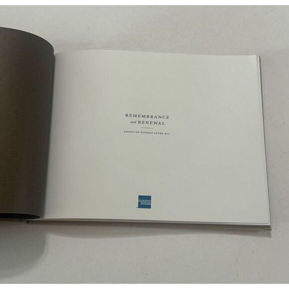 Remembrance And Renewal - American Express After 9/11 Hardcover With CD - Picture 5 of 8